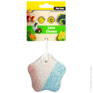 Pet One Lava Star Hanging Small Pet Chew