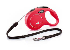 Flexi New Classic Cord Retractable Lead Red 8m