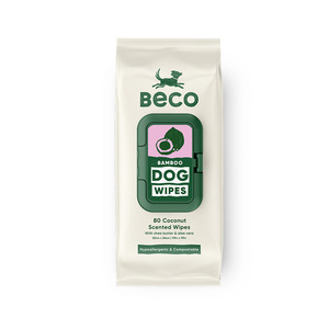 Grooming Tools: Beco Wipes Coconut Scented