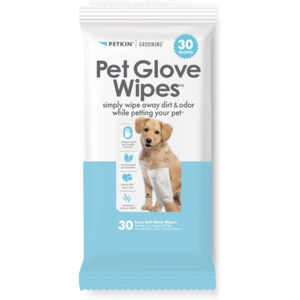Grooming Tools: Petkin Pet Glove Wipes