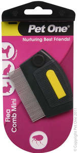 Grooming Tools: Pet One Grooming Flea Comb Mini