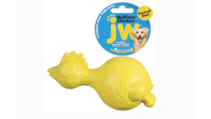 JW Ruffians Chicken Dog Toy