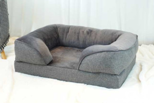 Brooklands Orthopedic Sofa Bed Basket Grey