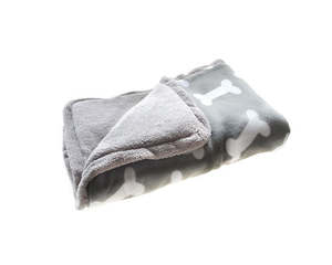It's Bed Time Bone Design Pet Blanket