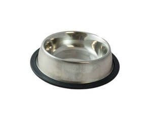 Dog Bowl: Canine Care Dog Bowl Stainless Steel Non Skid & Non Tip
