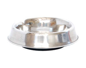 Dog Bowl: Ant Free Stainless Steel Pet Bowl