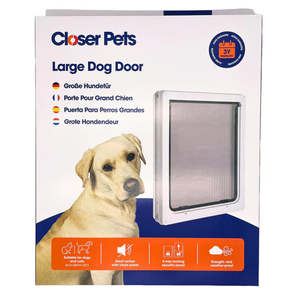 Closer Pets Wood Fitting Large Dog Door