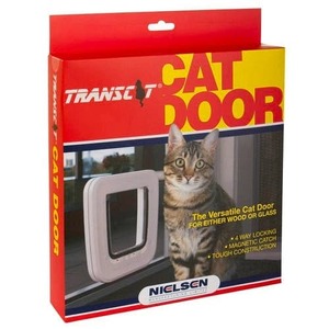 Cat Doors: Transcat White Cat Door
