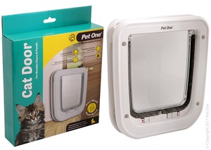 Cat Doors: Pet One Cat Door Wood
