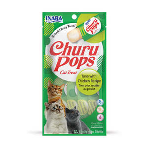 Cat Treats: Inaba Churu Pops Tuna And Chicken Recipe