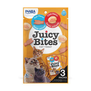 Inaba Cat Juicy Bites Shrimp And Seafood Cat Treats
