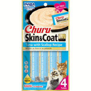 Cat Treats: Inaba Churu Skin & Coat Cat Treat