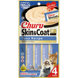 Inaba Churu Skin & Coat Tuna Cat Treats