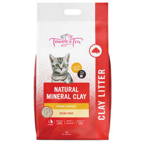 Trouble & Trix Natural Clay Cat Litter
