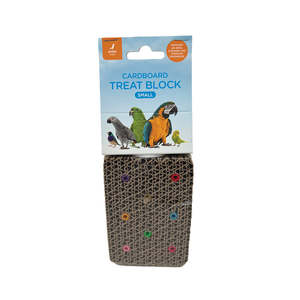 Avian Care Naturals Bird Toy Cardboard Treat Block