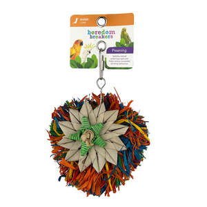 Avian Care Bird Toy Rainbow Raffia
