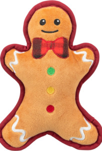 Trixie Christmas Plush Gingerbread Dog Toy