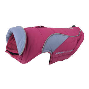 Dog Coats: Huskimo Dog Coat Sherpa Raspberry