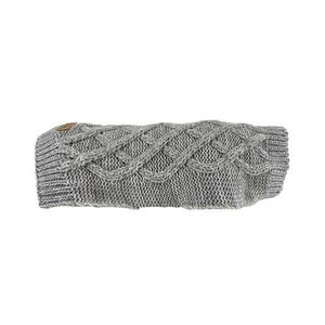 Huskimo Dog Jumpers: Huskimo Jumper Diamond Cable Grey