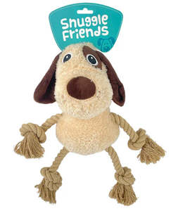 Snuggle Friends Desmond Dog With Rope Legs