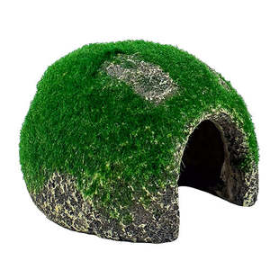 Aqua Care Fish Ornaments: Aqua Care Aquarium Ornament Moss Hideaway Single