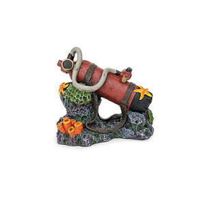 Aqua Care Ornament Sunken Oxygen Tank