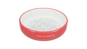 Ceramic Pet Bowls: Trixie Ceramic Cat Dish for Short-Nosed Breeds