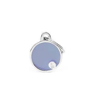 My Family Basic Handmade Circle Lilac Tag