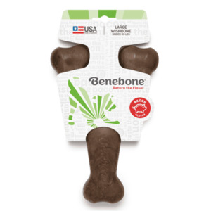 Benebone Dog Toys: Benebone Wishbone Bacon Dog Toy