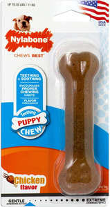 Nylabone Puppy Chew Chicken Bone Dog Toy