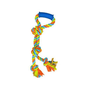 Knots Of Fun Rope Dog Toys: Knots of Fun Rope Tug with Handle 55cm Dog Toy