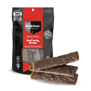 Black Hawk Dog Beef Straps 100G