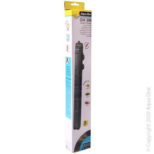 Aqua One Glass Heater: Aqua One Quartz Glass Heater With Cover