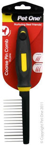 Pet One Grooming Tools: Pet One Grooming Coarse Pin Comb
