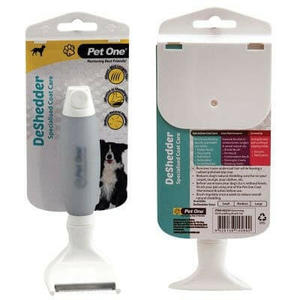 Pet One Grooming Tools: Pet One Grooming De Shedder Brush Large