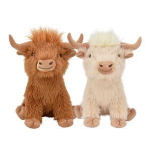 Highland Cow Shaggy Dog Toy