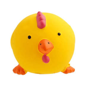 Squeaky Latex Chicken Dog Toy