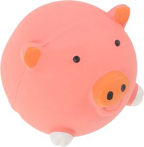 Squeaky Latex Pig Dog Toy