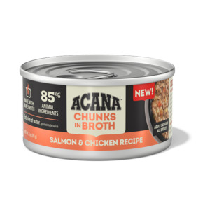 Acana Chunks In Bone Broth Salmon And Chicken Wet Cat Food