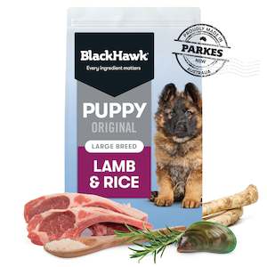 BLACK HAWK PUPPY LARGE BREED LAMB & RICE 20KG