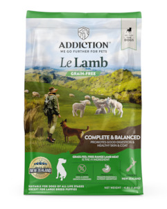 Addiction Dog Food: ADDICTION DOG KIBBLE LAMB 1.8kg