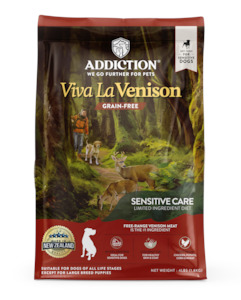 ADDICTION DOG KIBBLE NZ VENISON 1.8kg