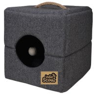 Accessories: INDIE & SCOUT FOLDABLE PET CUBE - CHARCOAL