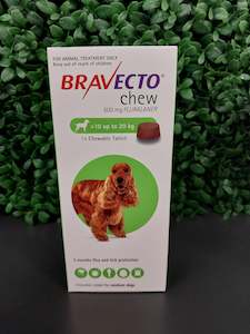 Health: BRAVECTO TABLET - MEDIUM DOG 10-20kg