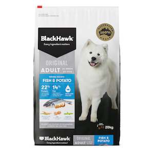 Black Hawk Specials: BLACK HAWK ADULT DOG - FISH & POTATO 20kg