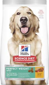 Hills Science Diet Dog Food: HILL'S CANINE PERFECT WEIGHT 5.44kg