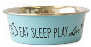 STAINLESS STEEL CUTE BOWL 550ML BLUE