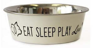 STAINLESS STEEL CUTE BOWL 350ML IVORY