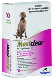 MOXICLEAR DOG 25KG + 3 pack