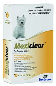 MOXICLEAR DOG 4-10KG